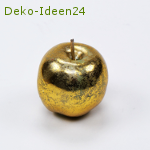 Deko-Ideen24 Blog: goldener Dekoapfel