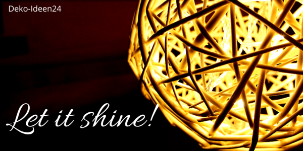 Deko-Ideen24 Blog: Let it Shine - Lichterkette aus Korkband