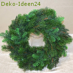 Deko-Ideen24 Blog: Kranz aus Tannengrün