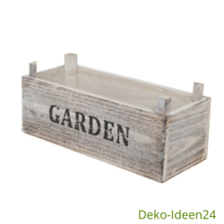 Deko-Ideen24 Blog: Holzkasten "Garden"