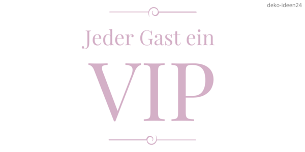 Deko-Ideen24.de Blog: Jeder Gast ein VIP - romantische Tischkartenhalter