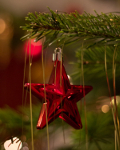 Weihnachtsbaum mit Christbaumkugel