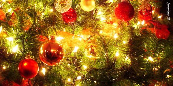 Deko-Ideen24 Blog: Weihnachtsbaum geschmückt