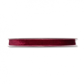 Samtband bordeaux 10mm x 9,5m