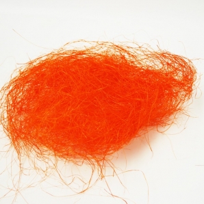 Sisal gefärbt orange  500gr.