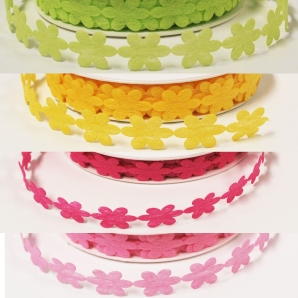 Blüten Dekoband Blütenkette in verschiedenen Farben 20mm9m