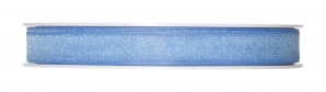 Dekoband Organza hellblau 10mm50m