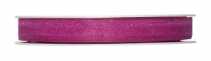 Dekoband Organza pink 10mm50m