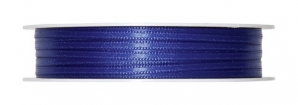 Doppel Satinband blau 03mm x 50m