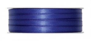 Doppel Satinband blau 06mm x 50m