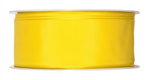 Satinband - Drahtkante gelb 40mm x 25m
