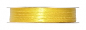 Doppel Satinband gelb 3mm x 50m