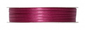 Doppel Satinband pink erika 03mm x 50m