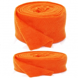 Wollband Lehner Wolle orange-hellorange in 2 Größen