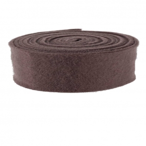 Wollband Lehner Wolle braun 7,5cm 1Stk