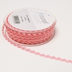 Litze Dekoband Zackenlitze rosa 6mm20m