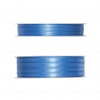 Doppel Satinband blau - hellblau 50m in zwei Größen