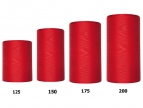 Kranzband rot in verschiedenen Breiten 25m auf der Rolle