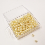 Perlen creme Ø8mm 250Stk
