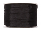 Plissee Taft schwarz 60mm10m