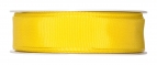 Satinband - Drahtkante gelb 25mm x 25m
