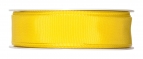 Satinband - Drahtkante gelb 25mm x 25m