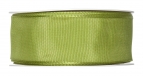 Satinband - Drahtkante hellgrün 40mm x 25m