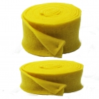 Wollvlies Topfband Lehner Wolle gelb - gelb in 2 Größen