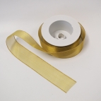 Weihnachtsband gold 25mm20m