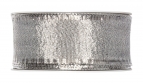 Weihnachtsband silber -Drahtkante - 40mm25m