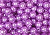 Deko Perlen violett in zwei Größen
