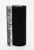 Deko-Vlies schwarz 23cm 25m