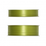 Doppel Satinband grün - oliv 50m in zwei Größen