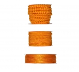 Kordelband - orange in drei Größen