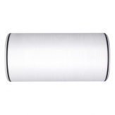 Kranzband weiß mit schwarzem Randstreifen 200mm25m