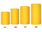 Kranzband gelb in verschiedenen Breiten  25m auf der Rolle