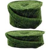 Wollband Lehner Wolle grün changiert in 2 Größen