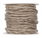 Wollschnur Wollband natur 5mm10m