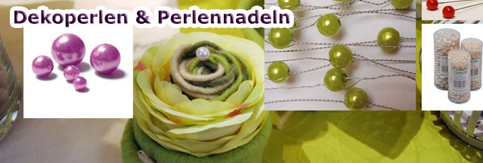 Deko Perlen & Perlennadeln